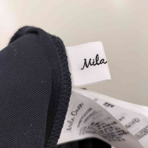 ミラオーウェン Mila Owen 後ろゴム1タックワイドダンディパンツ レディース JPN:1