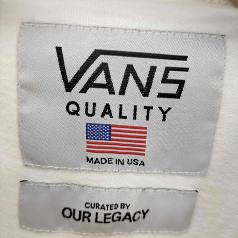 バンズ VANS USA製 両面 プリント L/S クルーネック Tシャツ メンズ import:M