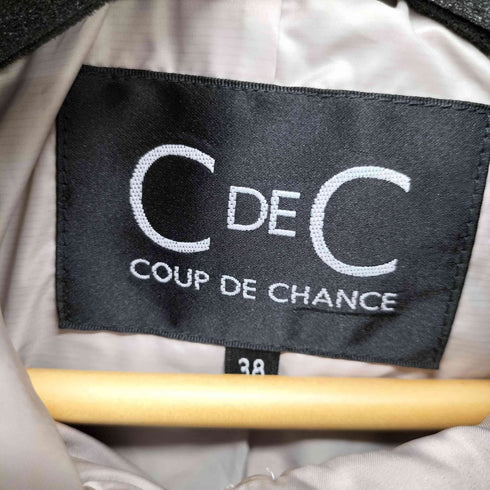 クードシャンス COUP DE CHANCE フーデットロングダウンコート レディース JPN:38