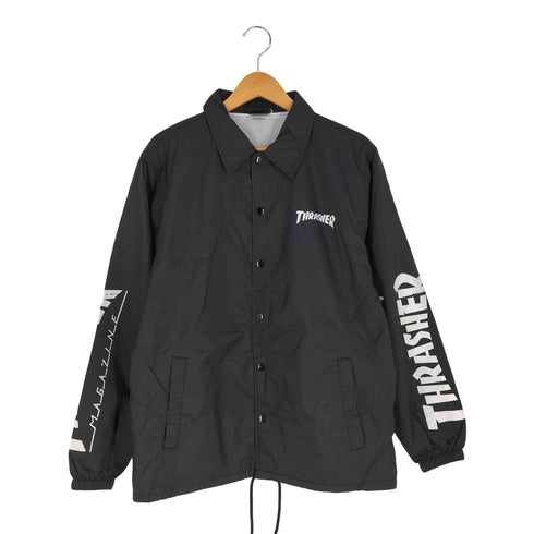 スラッシャー THRASHER 両面プリント ナイロン コーチジャケット メンズ JPN:L