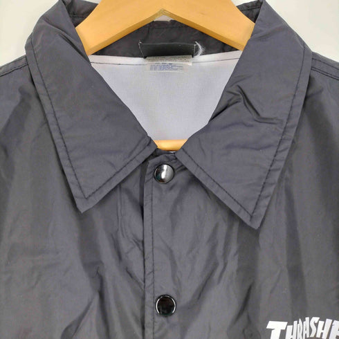 スラッシャー THRASHER 両面プリント ナイロン コーチジャケット メンズ JPN:L