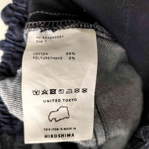 ユナイテッドトウキョウ UNITED TOKYO リジットワンタックワイド メンズ 1