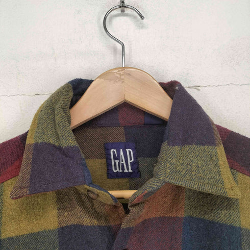 ギャップ Gap 90s OLD 2ポケットネルシャツ メンズ M