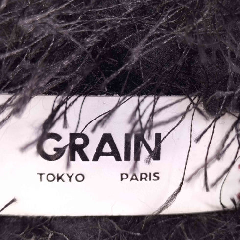 GRAIN シャギーショルダーバッグ レディース