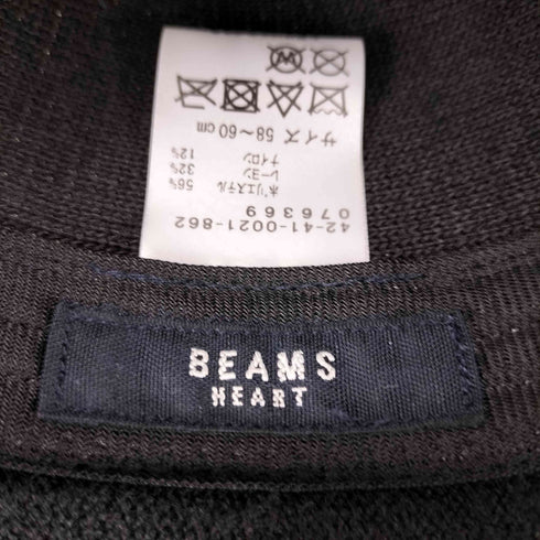 ビームスハート BEAMS HEART ポリエステル サーモ メトロハット メンズ 58~60cm