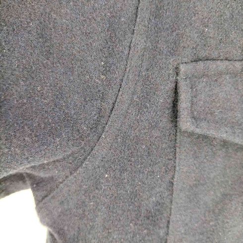 トミーヒルフィガー TOMMY HILFIGER 90s ウール混 ツートン ロゴワッペン ボタンダウンシャツ メンズ import:S