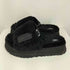 アグ UGG ブラックファー スライドサンダル レディース US 8