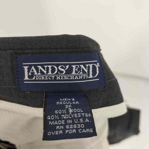 ランズエンド LANDS END 90S USA製 2タック スラックス ジップフライ メンズ 36