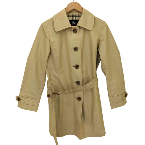 バーバリーロンドン BURBERRY LONDON 裏地ノバチェック ステンカラーコート レディース JPN:11号