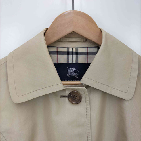 バーバリーロンドン BURBERRY LONDON 裏地ノバチェック ステンカラーコート レディース JPN:11号
