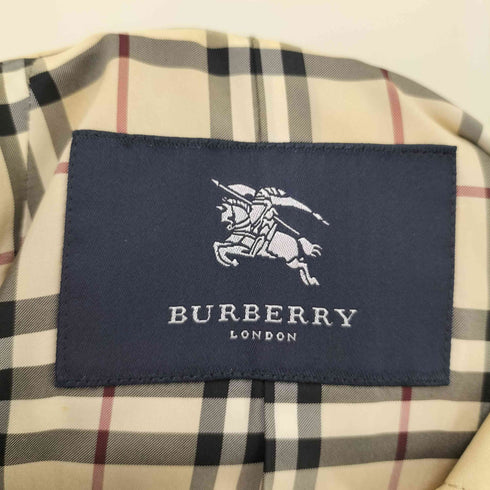 バーバリーロンドン BURBERRY LONDON 裏地ノバチェック ステンカラーコート レディース JPN:11号