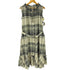 Ruimeme block tile check gather dress レディース FREE