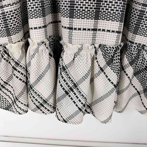 Ruimeme block tile check gather dress レディース FREE