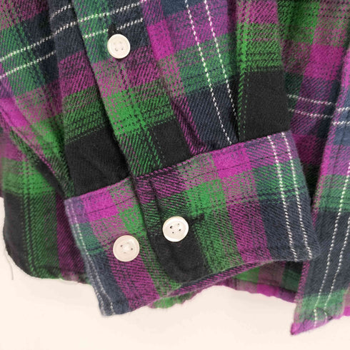 シュプリーム Supreme 22SS Brushed Plaid Flannel Shirt Black メンズ S