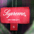 シュプリーム Supreme 22SS Brushed Plaid Flannel Shirt Black メンズ S