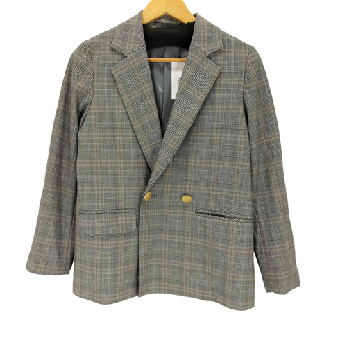 トーナル TONAL グレンチェック ダブルブレストテーラードジャケット レディース JPN:36