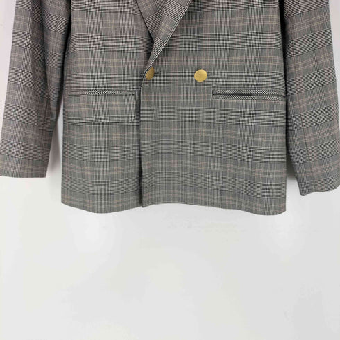 トーナル TONAL グレンチェック ダブルブレストテーラードジャケット レディース JPN:36