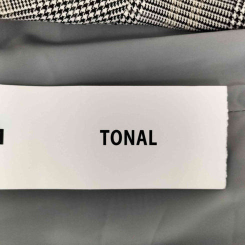 トーナル TONAL グレンチェック ダブルブレストテーラードジャケット レディース JPN:36