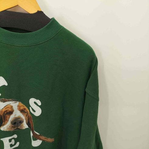 ビームス BEAMS BeAMS DOT DOG プリント スウェット メンズ JPN:M