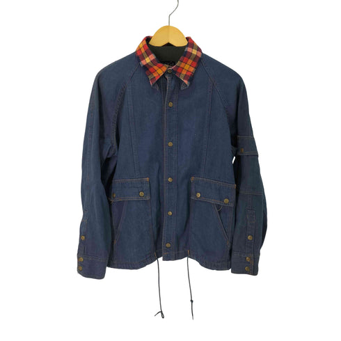 Valley Co 襟チェック デニムジャケット メンズ JPN:XL