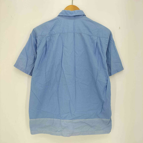 コムデギャルソンオム COMME des GARCONS HOMME 05ss 裾素材切替 半袖シャツ メンズ JPN:M