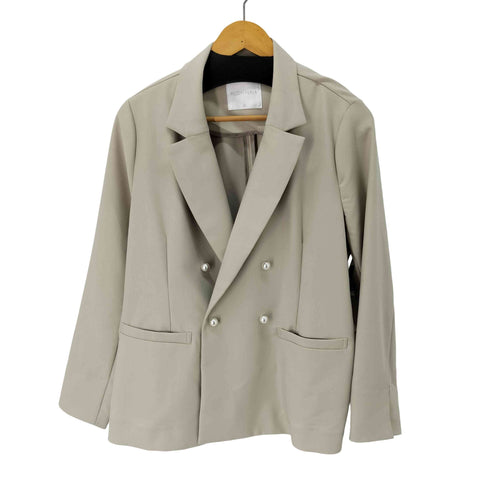 PICCIN PEERLA パールボタンテーラードジャケット レディース