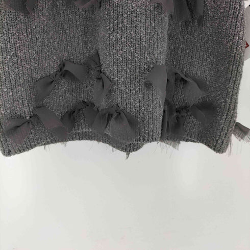 シールームリン Sea Room lynn リボンコットンブークレニットタンク レディース FREE