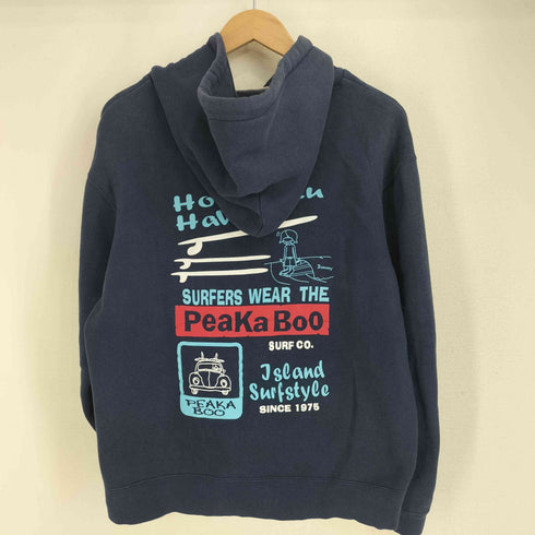 ピーカーブー PEAKABOO 90S 両面プリント プルオーバーパーカー メンズ import:M