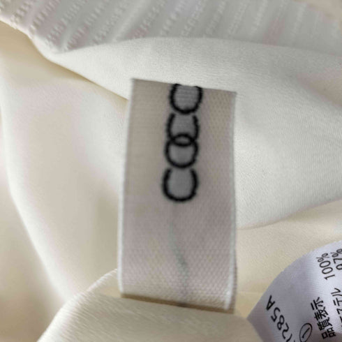 ココディール COCO DEAL 23SS サッカーストライプ アシメ ペプラム スカート レディース JPN:1