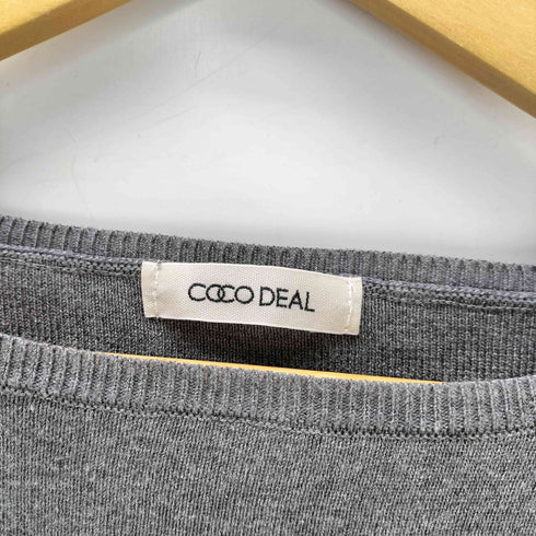 ココディール COCO DEAL 23AW 2WAY アームカバー デザイン ニット レディース JPN:2