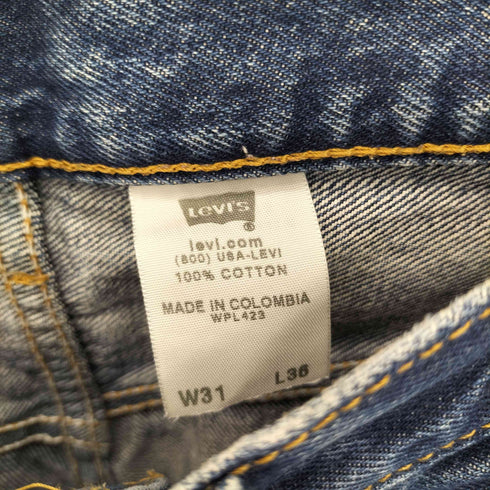 リーバイス Levis 05年 1月製造 501 コロンビア製 ボタン裏689 ボタンフライデニムパンツ メンズ 31/36