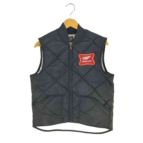 スナップンウェア SNAP N WEAR USA製 MILLER HIGH LIFE キルティング ベスト メンズ