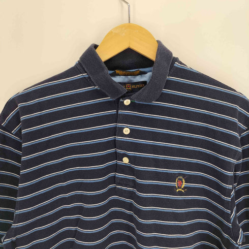 トミーヒルフィガー TOMMY HILFIGER 90-00S ボーダー S/S ポロシャツ メンズ import:S