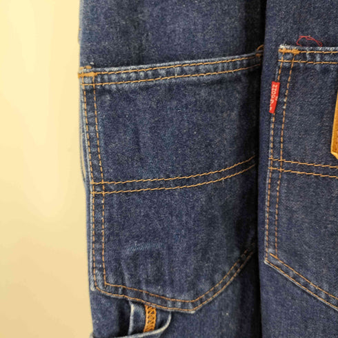 ビッグジョン BIG JOHN 80s-90s LOT3520 テーパード デニムオーバーオール レディース W28L33