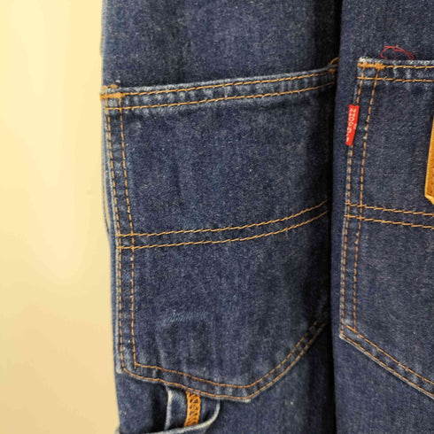 ビッグジョン BIG JOHN 80s-90s LOT3520 テーパード デニムオーバーオール レディース W28L33