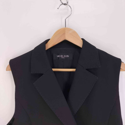 ミッシェルクラン MICHEL KLEIN トリプル クロス ロング ジレ レディース JPN:38