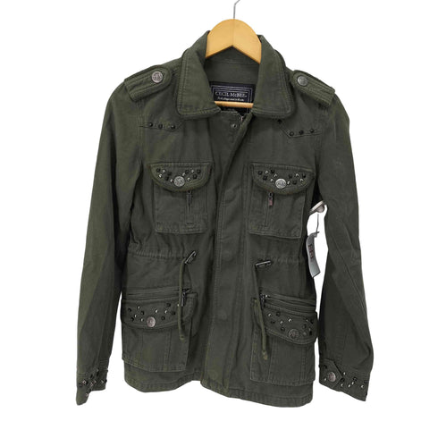 セシルマクビー CECIL McBEE Y2K 平成 スタッズ エポレット ミリタリージャケット レディース JPN:M