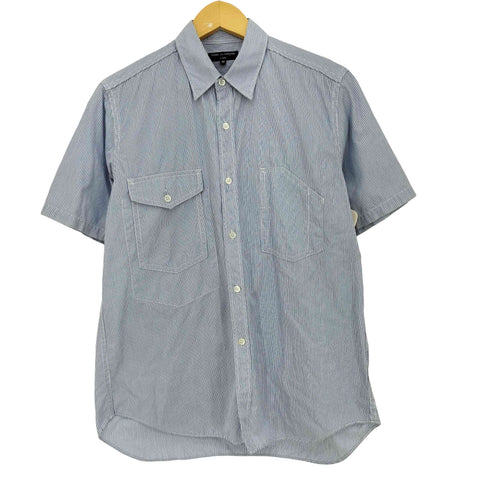 コムデギャルソンオム COMME des GARCONS HOMME 06ss フロントポケット ストライプ 半袖シャツ メンズ JPN:M