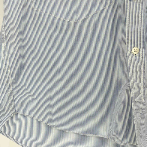 コムデギャルソンオム COMME des GARCONS HOMME 06ss フロントポケット ストライプ 半袖シャツ メンズ JPN:M