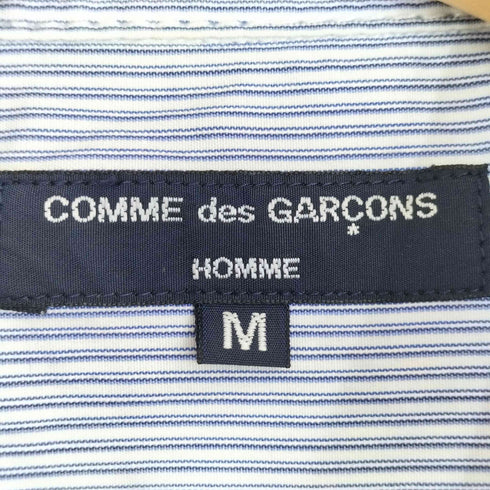 コムデギャルソンオム COMME des GARCONS HOMME 06ss フロントポケット ストライプ 半袖シャツ メンズ JPN:M