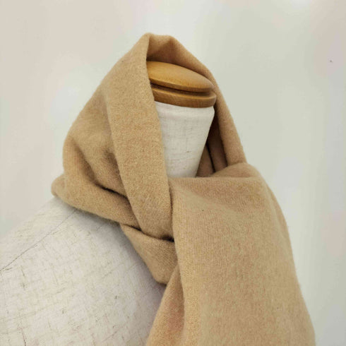 ポロラルフローレン POLO RALPH LAUREN スコットランド製 ポニー刺繍 ラムウール フリンジマフラー レディース