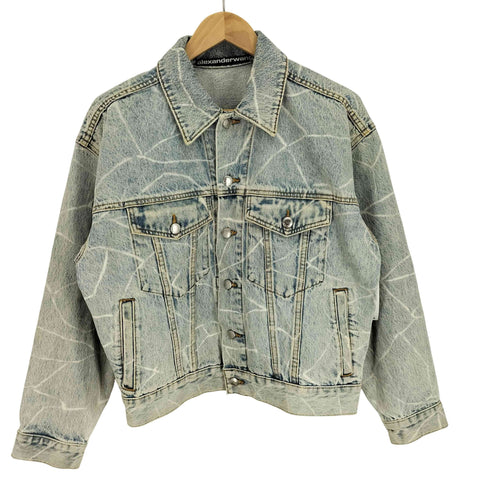 アレキサンダーワン Alexander Wang Boy oversized denim jacket ボーイ オーバーサイズド デニムジャケット メンズ import:XS