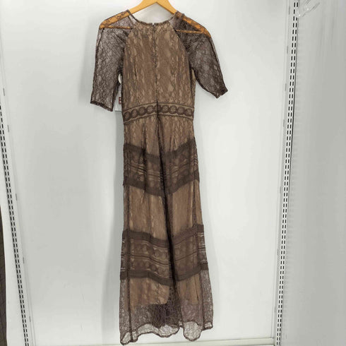 ラグナムーン LAGUNAMOON 22SS ギャザーレース マキシ ワンピース レディース JPN:M