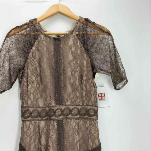 ラグナムーン LAGUNAMOON 22SS ギャザーレース マキシ ワンピース レディース JPN:M