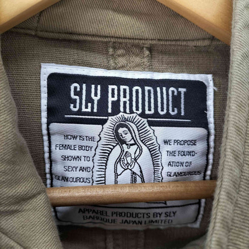 スライ SLY PRODUCT Y2K フーデッドミリタリージャケット レディース JPN:1