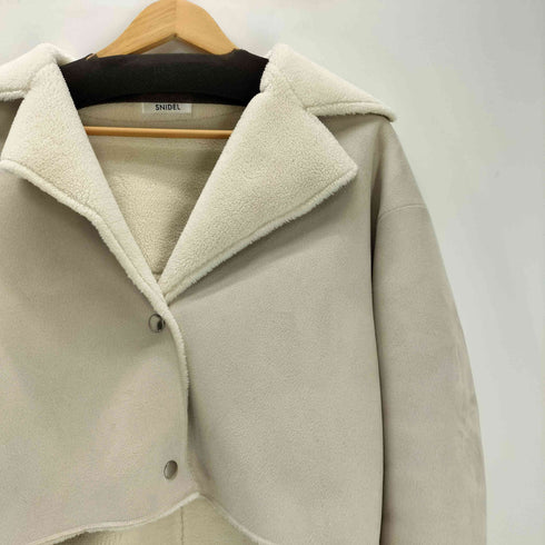 スナイデル snidel 22AW バリエショート ジャケット コート ムートン レディース ONE SIZE