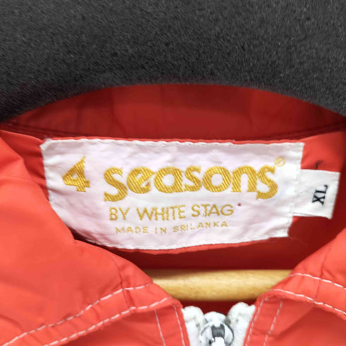 4 seasons BY WHITE STAG 80-90s ナイロンジップジャケット メンズ JPN:XL