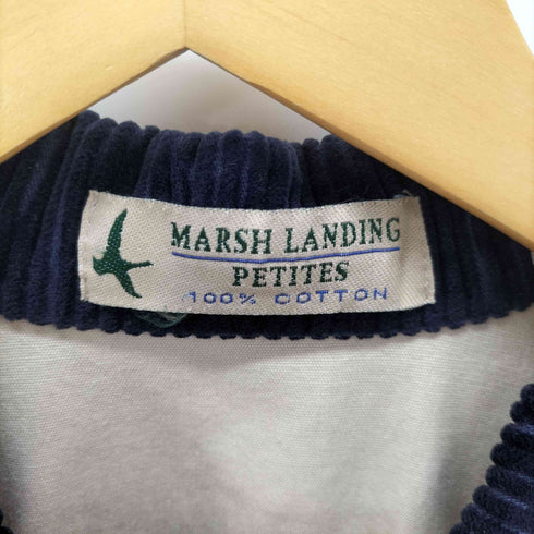 マーシュランディング MARSH LANDING 90S 襟コーデュロイ キャンバス カバーオール メンズ PS