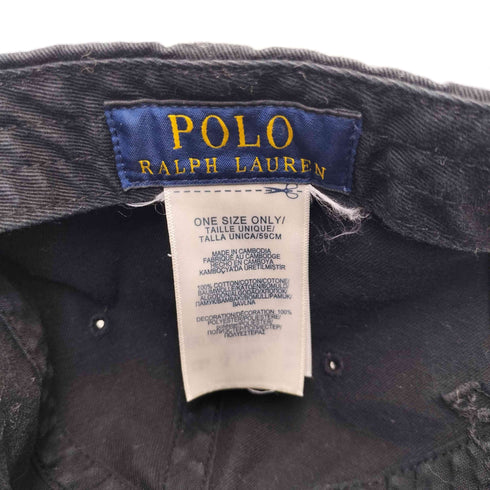 ポロラルフローレン POLO RALPH LAUREN 3 ビックポニー ロゴ刺繍 6パネル キャップ メンズ