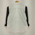 コムデギャルソン COMME des GARCONS 11ss Bouleversé 多重人格 丸襟 袖シアードット切替 長袖シャツ レディース JPN:S